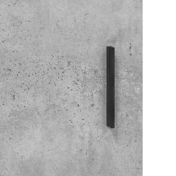 Berkfield Wall Mounted Cabinet Concrete Grey 69.5x34x90 cm