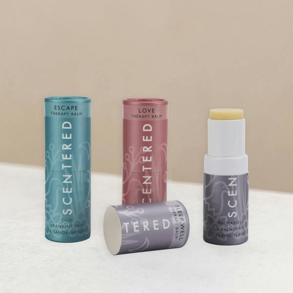Be Kind To Yourself Set including escape balm, love balm and sleep well balm.