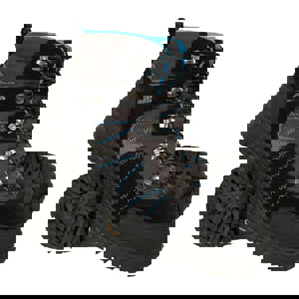 Mountain Warehouse Childrens/Kids Edinburgh Suede IsoGrip Waterproof Hiking Boots - Blue - 