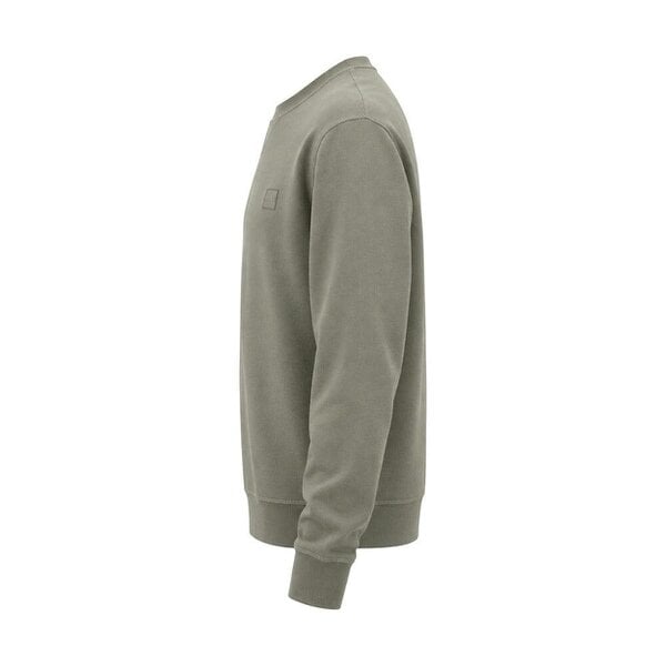BOSS Reg Fit Westart Sweatshirt Open Grey