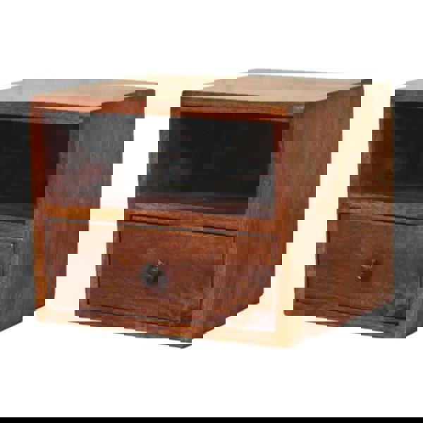 Artisan Furniture Solis 1-Drawer Chestnut Wall Mounted Nightstand