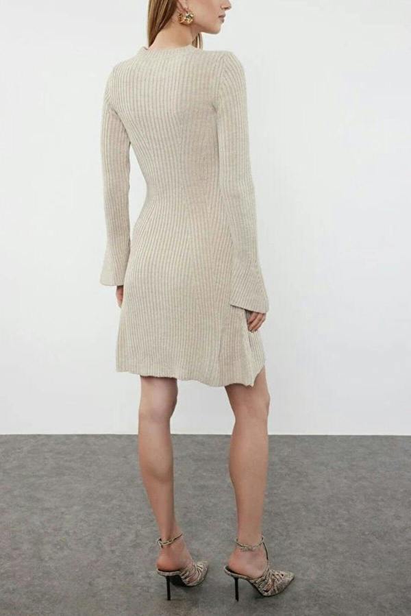WOVCOR Mini Knit A-Line Dress