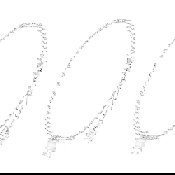 Mylee London Canadian Eskimo Dog Silhouette Silver Chain Bracelet - Personalised