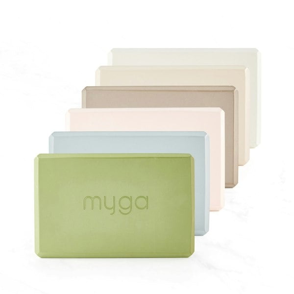 Myga Foam Yoga Block - 6 Colours Available