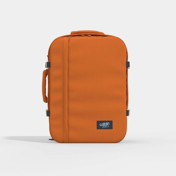 CabinZero Classic Cabin Backpack 44L, Large Carry On Travel Backpack for Week-Long Trips, Max Cabin Size - Maple Leaf