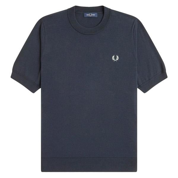 Fred Perry Cotton Knitted T-Shirt