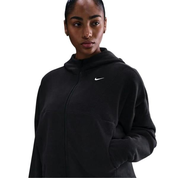 Nike Womens/Ladies Relaxed Fit Hooded Jacket - Black - 