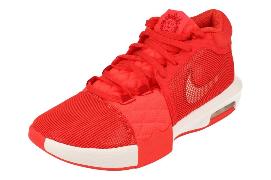 Nike Lebron Witness VIII Mens Basketball Trainers Fb2239  600 - Light Crimson White 600 - Photo 0