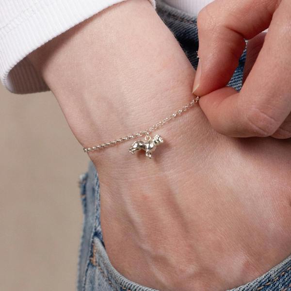 Mylee London Pitbull Chain Bracelet - Personalised - Sterling Silver