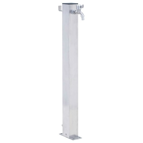 Berkfield Garden Water Column 60 cm Stainless Steel Square