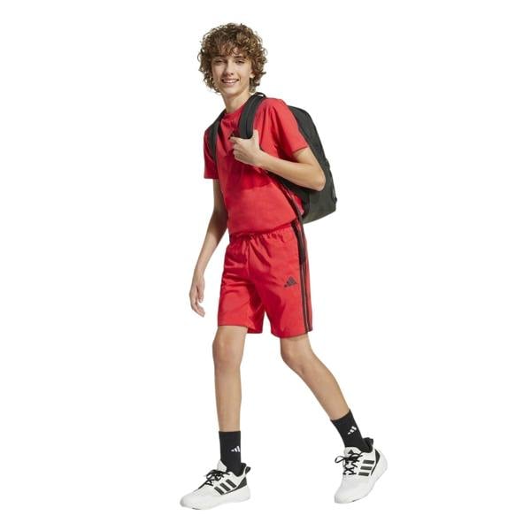 Adidas Childrens/Kids Essential Shorts - Red/Black - 
