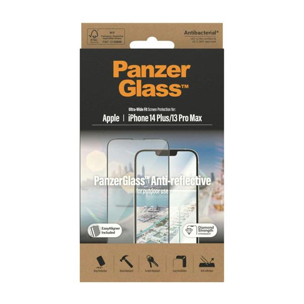 PanzerGlass Panzer Glass Ultra Wide Fit Anti Reflective Screen Protection for iphone 13 Pro Max/14 Plus 6.7" - 2789
