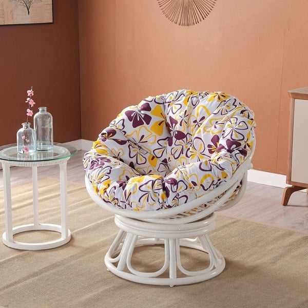 Weilai Concept Trivedi Moon Armchair With Seat Cushion, Rattan