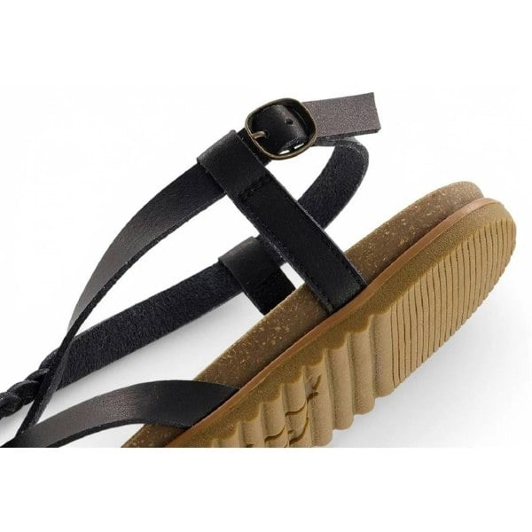 Blowfish Malibu Macarah B - Women's Black Strappy Buckle Sandals