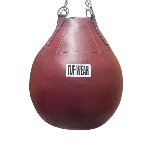 Tuf Wear Oxblood Leather Wrecking Ball (Large Maize Bag) - 32kg