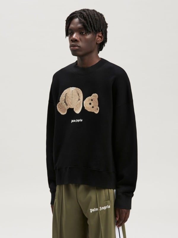 Palm Angels Kill The Bear Logo Jumper - Black