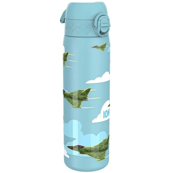 ION8 Leak Proof Slim Water Bottle, Stainless Steel, Fighter Jets, 600ml (20oz)