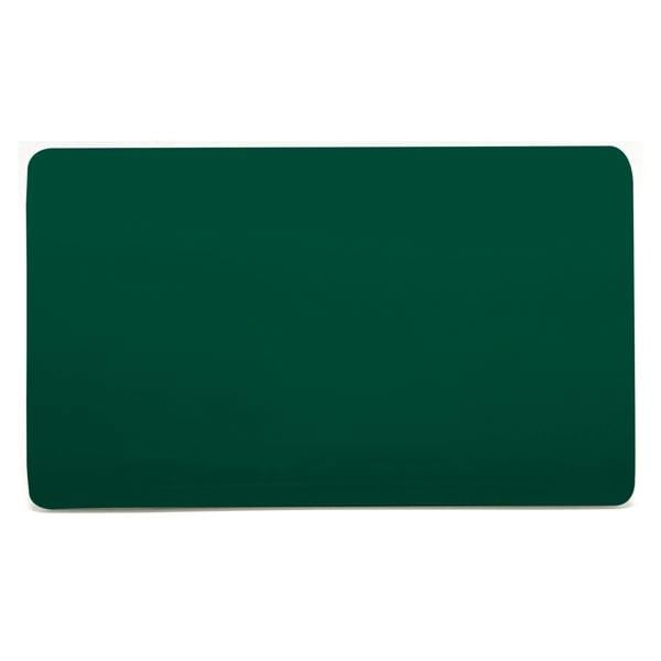 Trendi Switch Double Blanking Plate in Dark Forest Green
