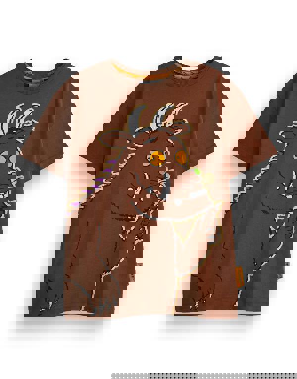Gruffalo & Friends Boys Brown Big Character Short Sleeved T-Shirt