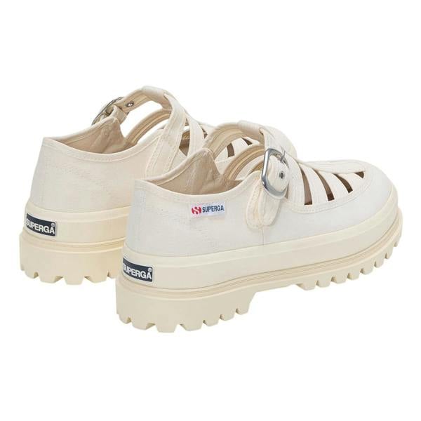 Superga Womens/Ladies 3541 Alpina Gurkha Fisherman Sandals - Off White - 