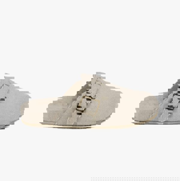 Totes Isotoner FELT CLOG Womens Clog Mule Slippers Oatmeal