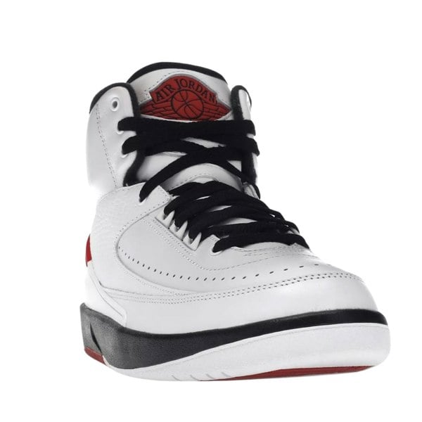 NIKE DX4400 106 Nike Air Jordan 2 Retro  WHITE/BLACK/RED TRAINER WOMENS UK 6.5