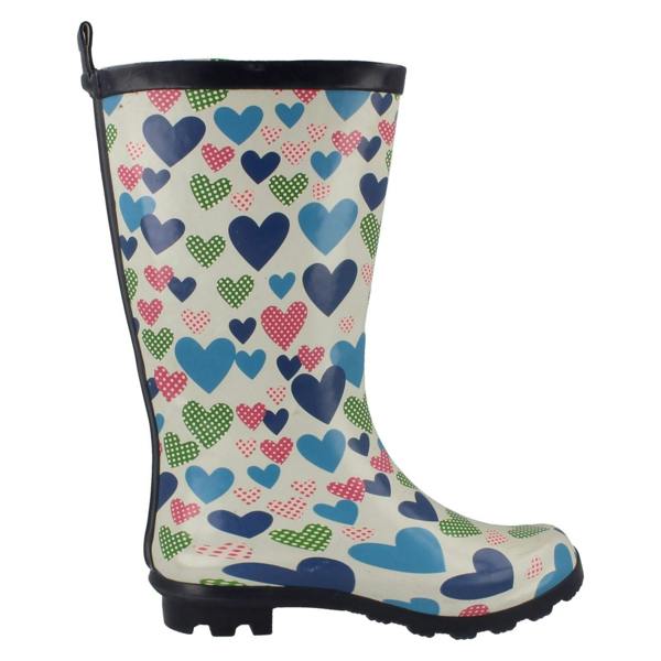 Spot On Girls Spot On Heart Print Boot