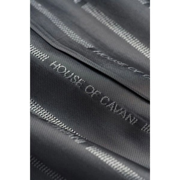 House Of Cavani Kerry - Men's Grey Wool Blend Houndstooth Tweed Overcoat