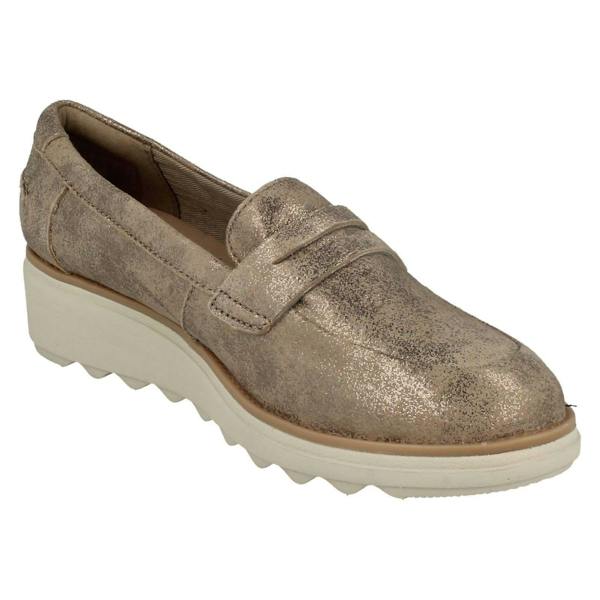 Clarks Ladies Clarks Casual Slip On Wedge Shoes Sharon Ranch