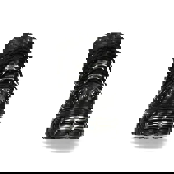 New Rock M-120NR-C1 Black Leather Platform Ankle Boots