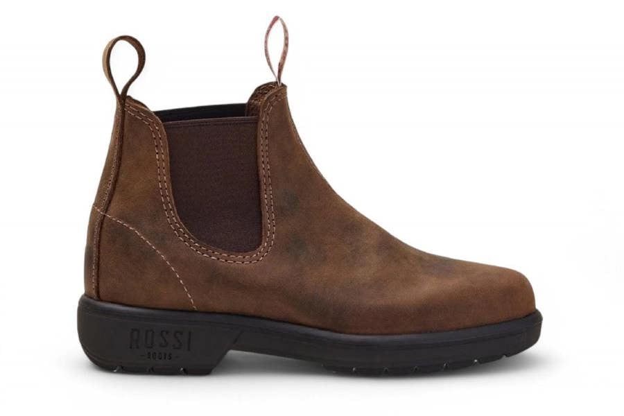 Rossi Boots Rossi 303 Endura Tan Brown Leather Chelsea Boots