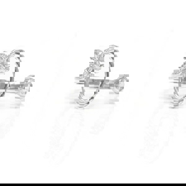 Say It With Adjustable Winged Initial Ring - Sterling Silver