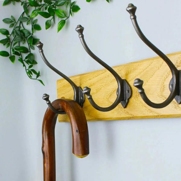 Antique Cast Iron Inglemire Coat Hook - Pack of 5 Hooks