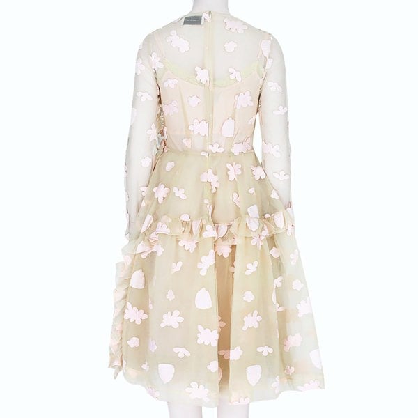 Simone Rocha intricately embroidered tulle dress