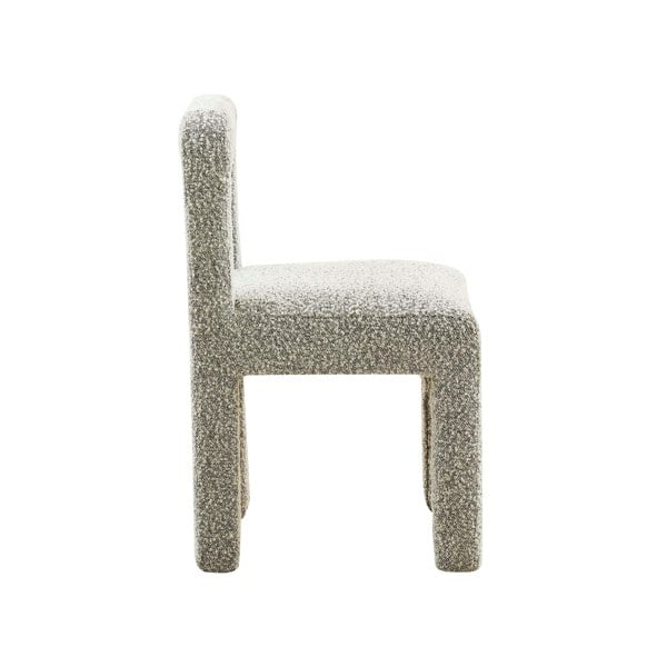 Furniture Edit Hazel Grey Boucle Dining Chair