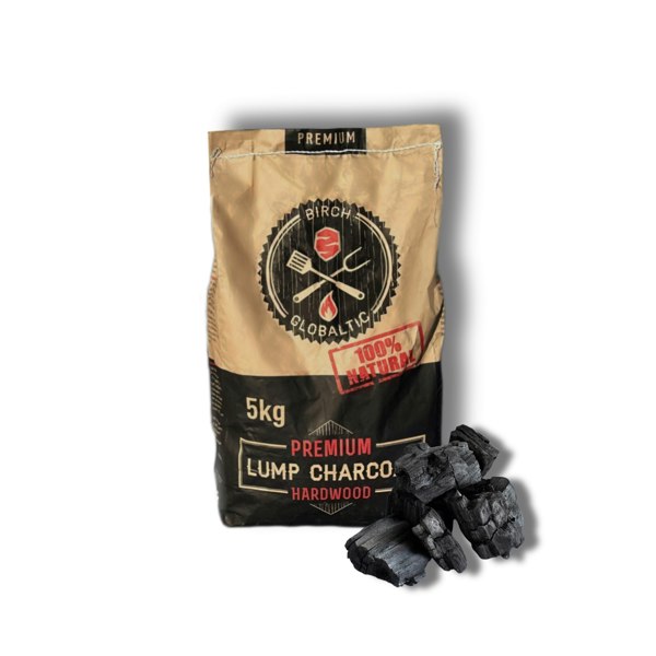 Globaltic Birch Lumpwood Charcoal 5kg bag