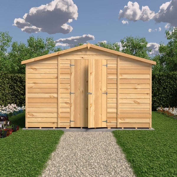 Shire Overlap Double Door No windows 10x10 Economy Storage Shed
