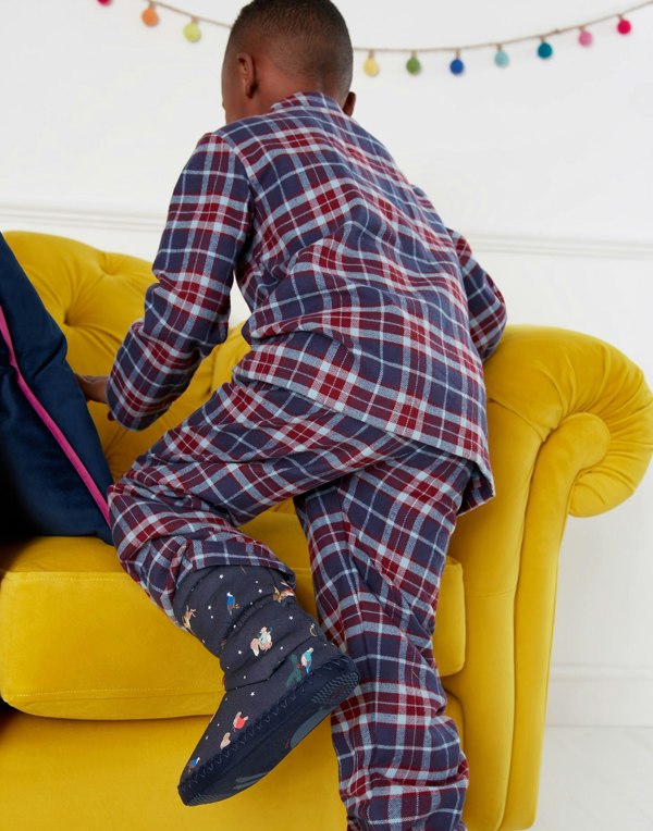 Children's Brushed Cotton Pyjama Set – Arran Tartan - British Boxers