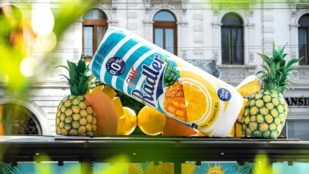 Ciuc Radler Tropical (Lemon, Mango & Pineapple) Lager Alcohol Free 4x500ml