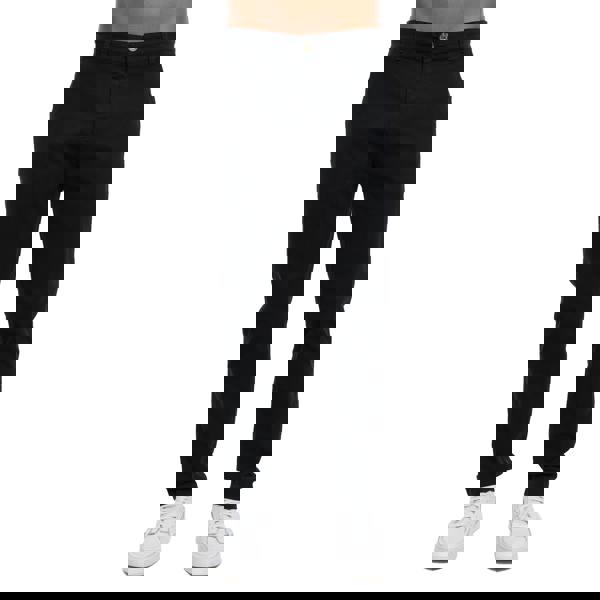 Crosshatch Mens Roysden Chinos - Black