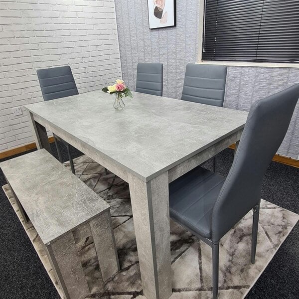 Kosy Koala Dining Table Set with 4 Chairs Dining Room and Kitchen table set of 4, and Bench