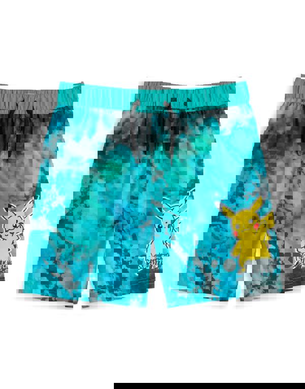 Pokemon Boys Green Pikachu Swim Shorts