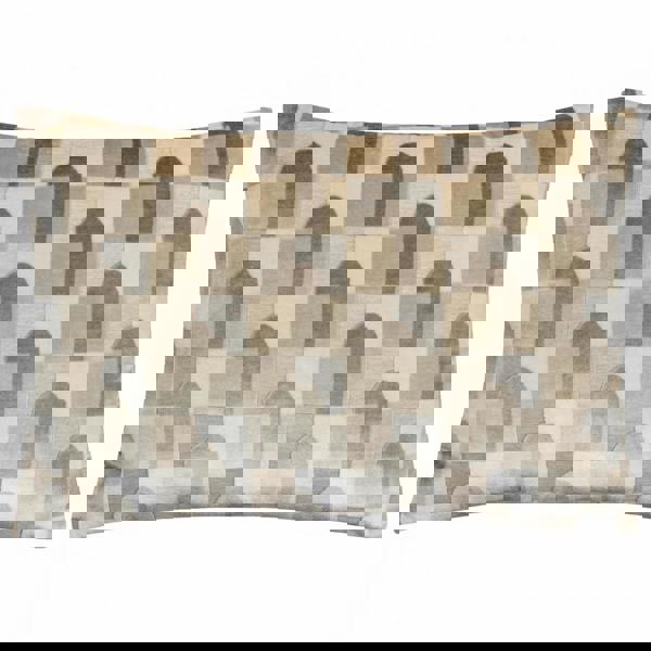 Paoletti Keela Geometric Cushion Cover - Natural