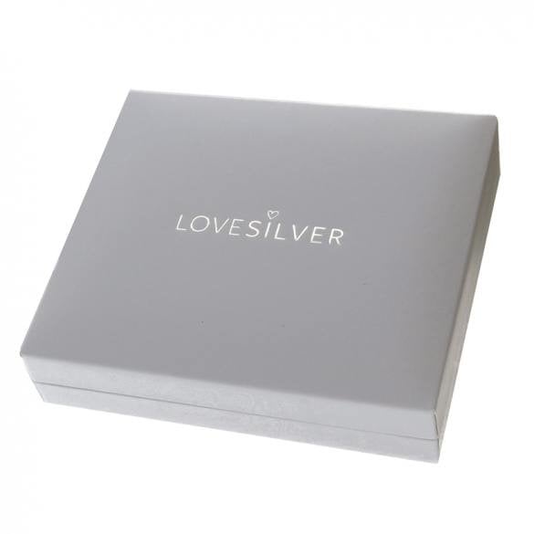 Christopher James of London Sterling Silver Heart Tag Toggle Necklace & Optional Engraving