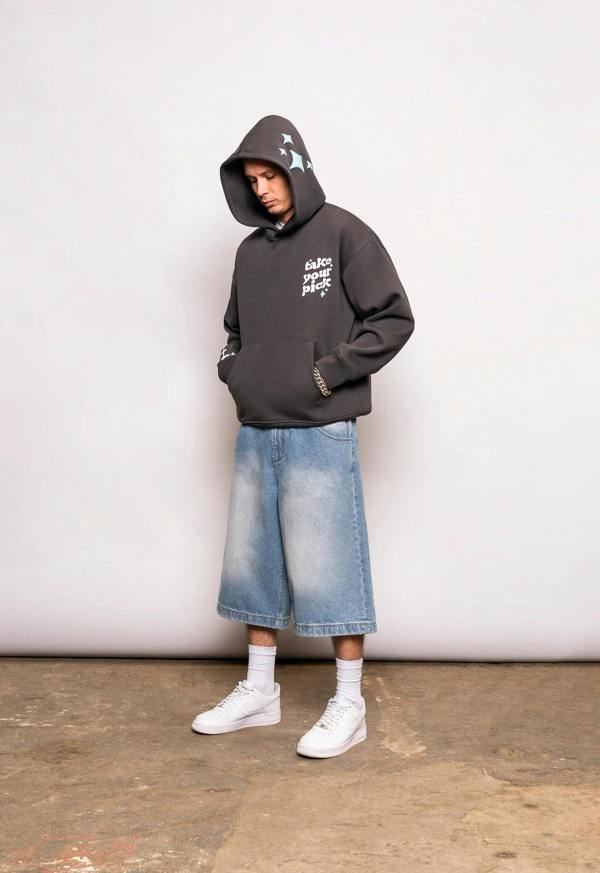 Fresh Couture Take Your Pick Hoodie - Charcoal Grey