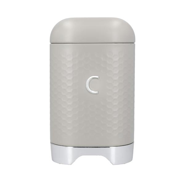 KitchenCraft Lovello Textured Geo Metal Coffee Canister