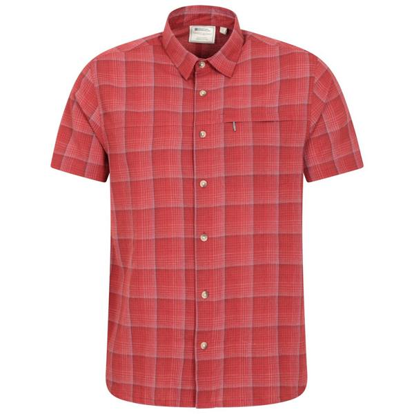 Mountain Warehouse Mens Cotton Shirt - Active Red - 