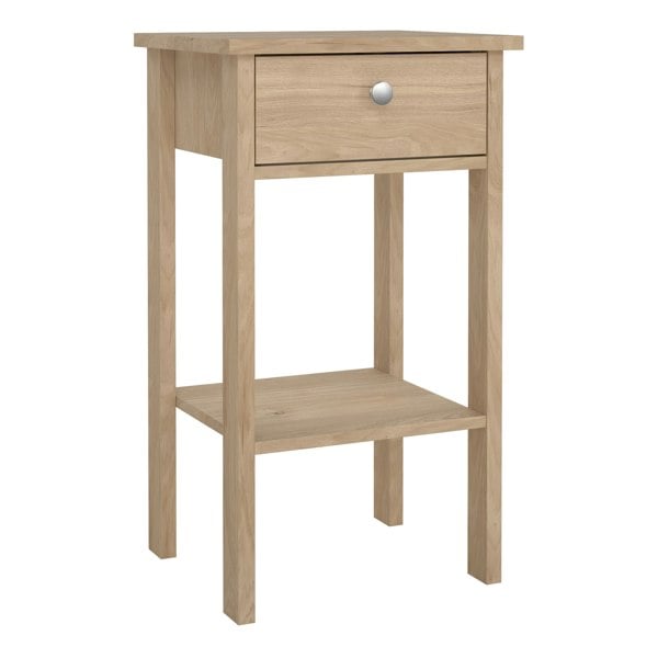 Furniture To Go Madrid Bedside Table with 1 Drawers in Jackson Hickory Oak
