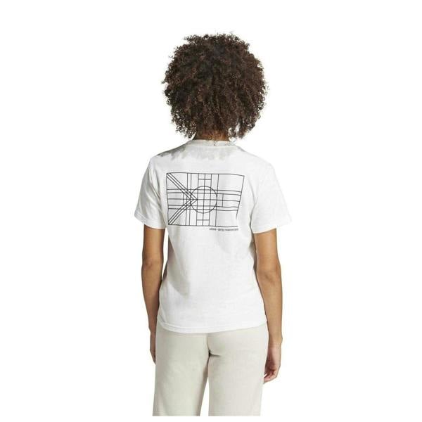Adidas Womens/Ladies Tiro Country Regular T-Shirt - White - 