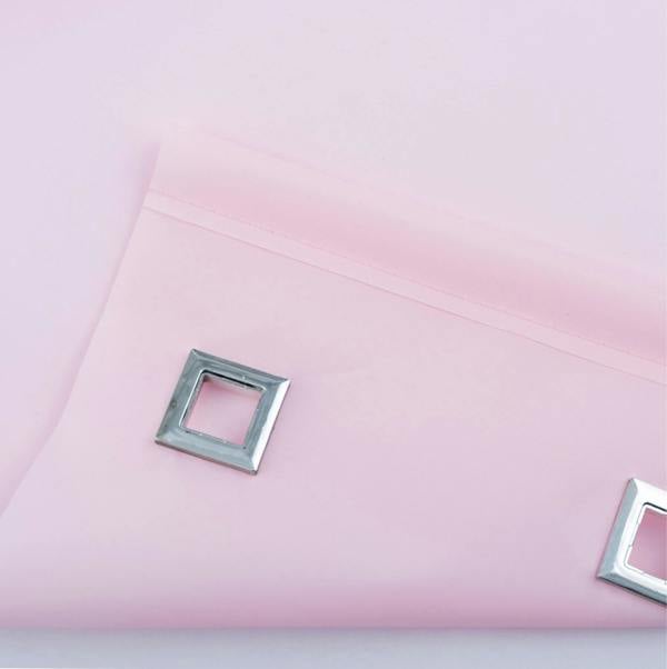 A.Unique Home Trimmable Square Eyelet Roller Blind - 2FT - PINK - 60cm(W)x170cm(L)